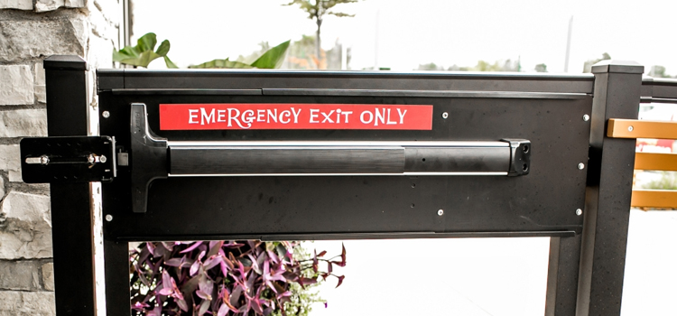 emergency push bar installation in South El Monte