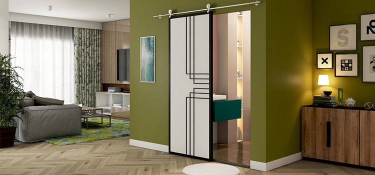 sliding bathroom door installation in South El Monte